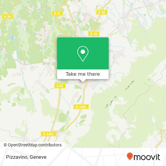 Pizzavino, 2 Route d'Annecy 74160 Beaumont Karte