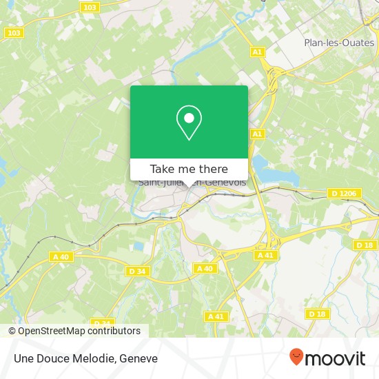 Une Douce Melodie, 19 Grande Rue 74160 Saint-Julien-en-Genevois map