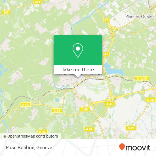 Rose Bonbon, 25 Grande Rue 74160 Saint-Julien-en-Genevois map