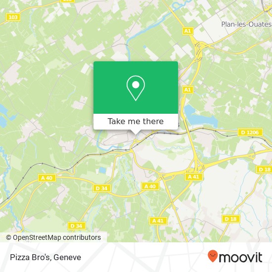 Pizza Bro's, 20 Grande Rue Saint-Julien-en-Genevois map