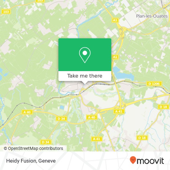 Heidy Fusion, 4 Le Mail 74160 Saint-Julien-en-Genevois Karte