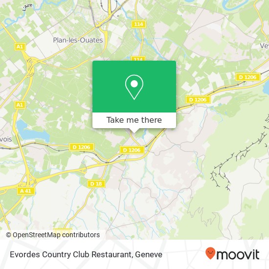 Evordes Country Club Restaurant, Chemin des Forches 12 1257 Bardonnex map
