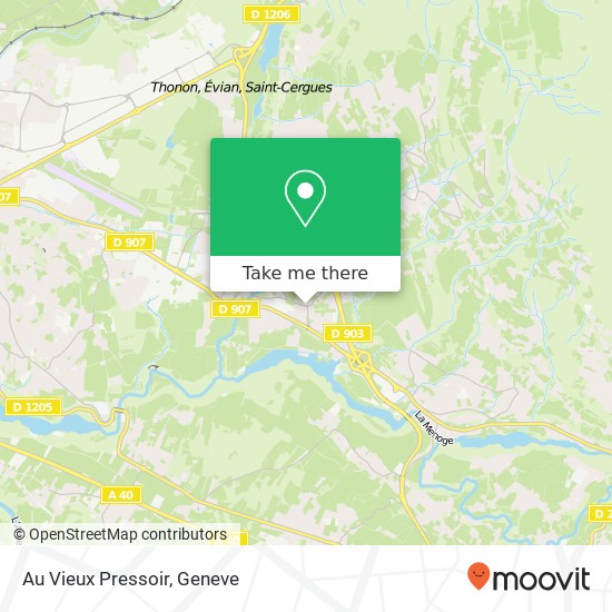 Au Vieux Pressoir, 22 Route de la Bergue 74380 Cranves-Sales Karte