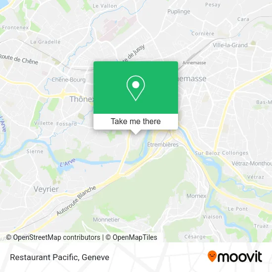 Restaurant Pacific map