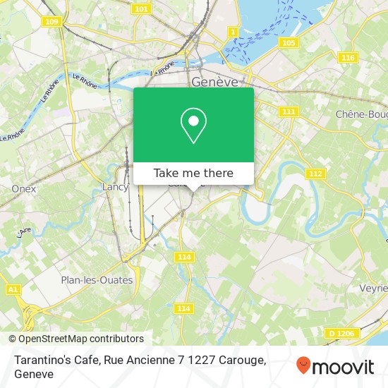 Tarantino's Cafe, Rue Ancienne 7 1227 Carouge map