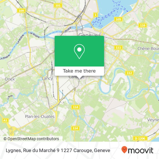 Lygnes, Rue du Marché 9 1227 Carouge map