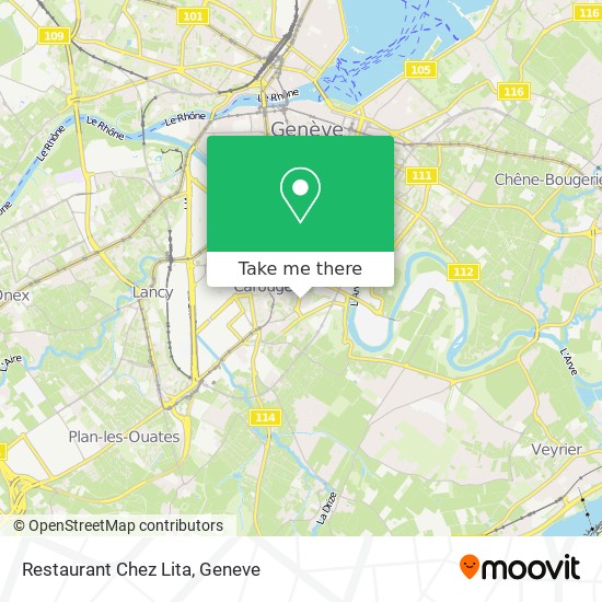 Restaurant Chez Lita map