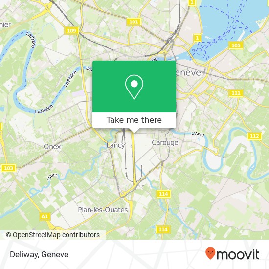 Deliway, Avenue de la Praille 55 1227 Carouge map