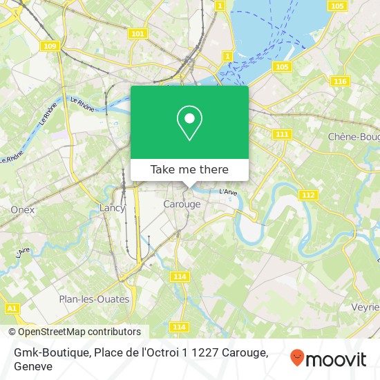 Gmk-Boutique, Place de l'Octroi 1 1227 Carouge map