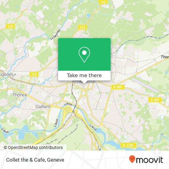Collet the & Cafe, 1 Avenue Alfred Bastin 74100 Annemasse map