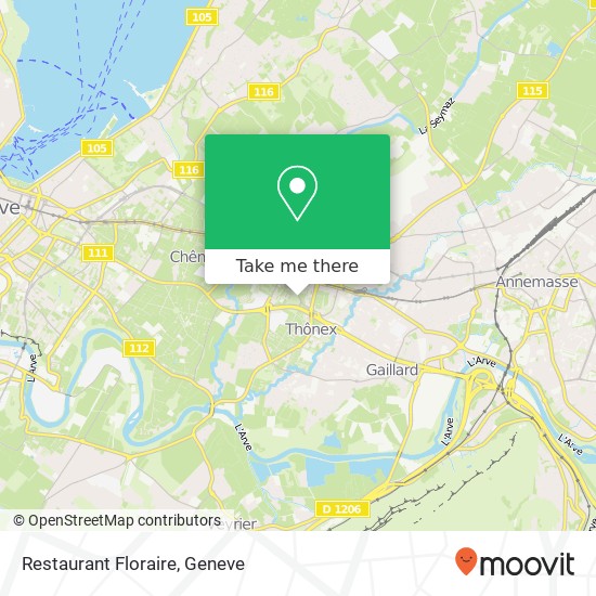 Restaurant Floraire map