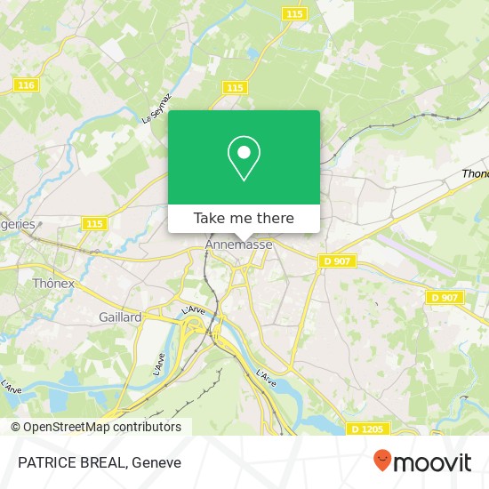PATRICE BREAL, 4 Avenue Louis Pasteur 74100 Annemasse map