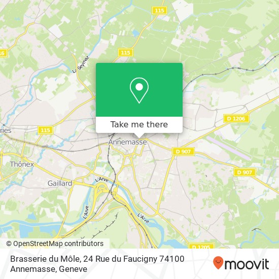 Brasserie du Môle, 24 Rue du Faucigny 74100 Annemasse map