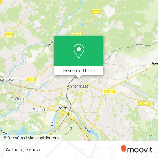 Actuelle, 39 Avenue de la Gare 74100 Annemasse map