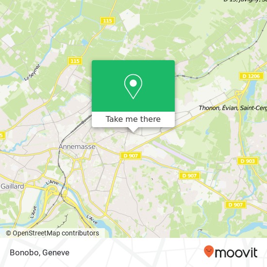 Bonobo, 14 Rue de la Résistance 74100 Annemasse map