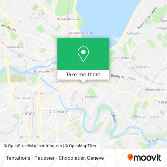 Tentations - Patissier - Chocolatier map