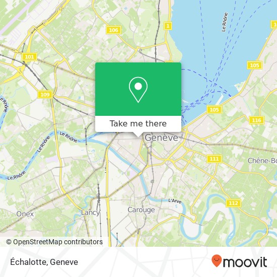 Échalotte, Rue des Rois 17 1204 Genève map