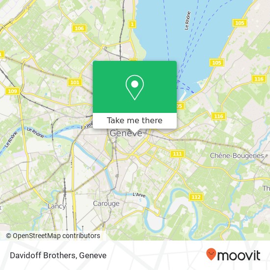 Davidoff Brothers, Rue Verdaine 16 1204 Genève map