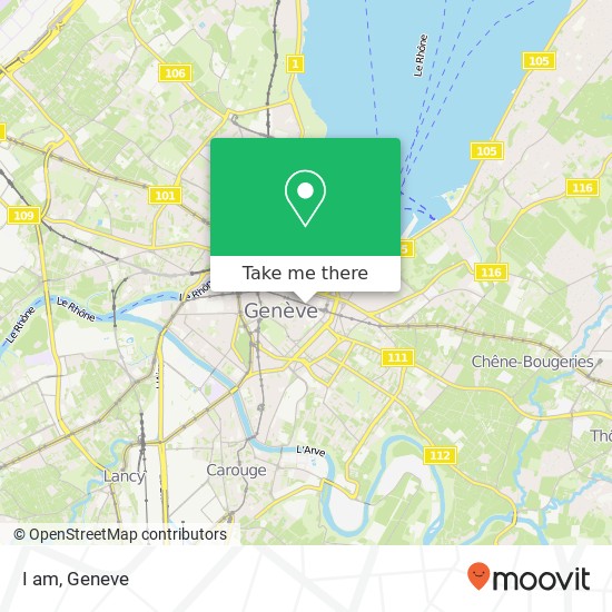I am, Rue de Rive 6 1204 Genève map