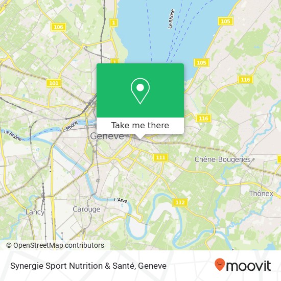 Synergie Sport Nutrition & Santé map