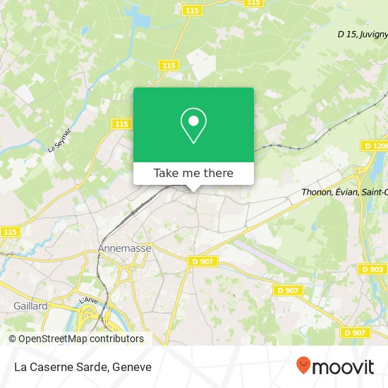 La Caserne Sarde, 8 Rue des Voirons 74100 Ville-la-Grand map
