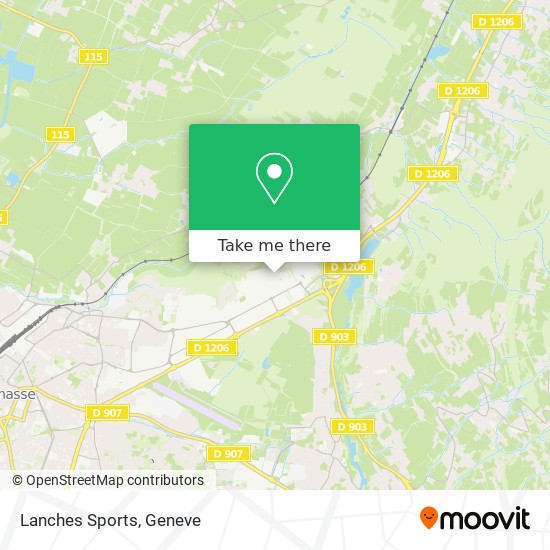 Lanches Sports map