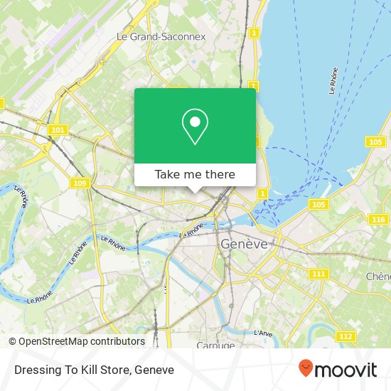 Dressing To Kill Store, Rue de la Prairie 17 1202 Genève map