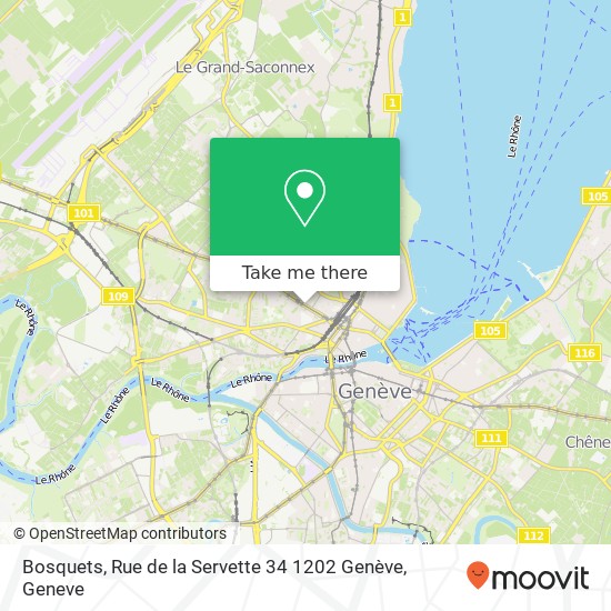 Bosquets, Rue de la Servette 34 1202 Genève map