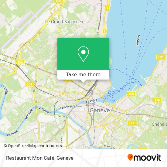 Restaurant Mon Café map