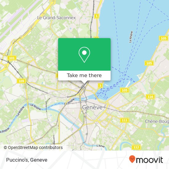 Puccino's, Place de Montbrillant 1201 Genève map