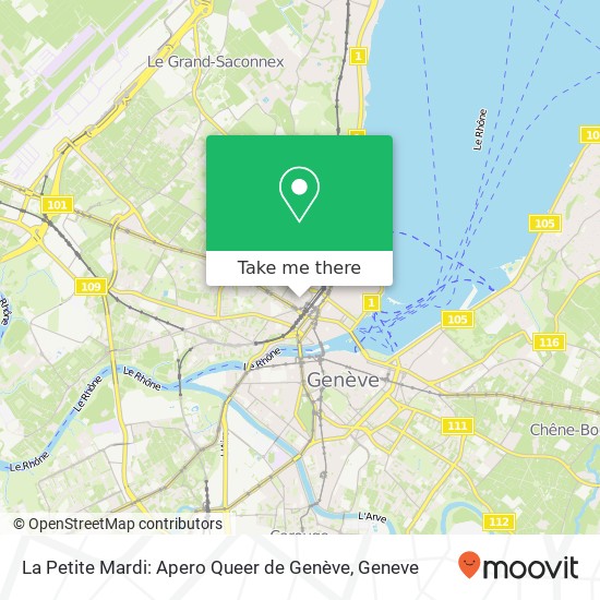 La Petite Mardi: Apero Queer de Genève map