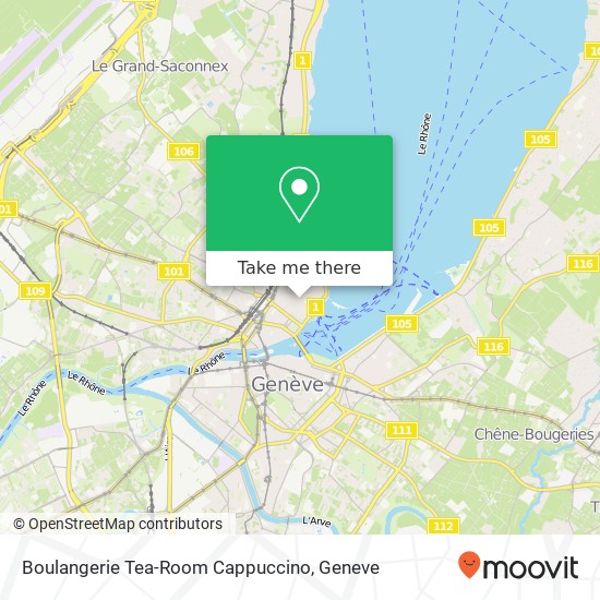 Boulangerie Tea-Room Cappuccino, Rue des Pâquis 17 1201 Genève map