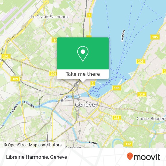 Librairie Harmonie map