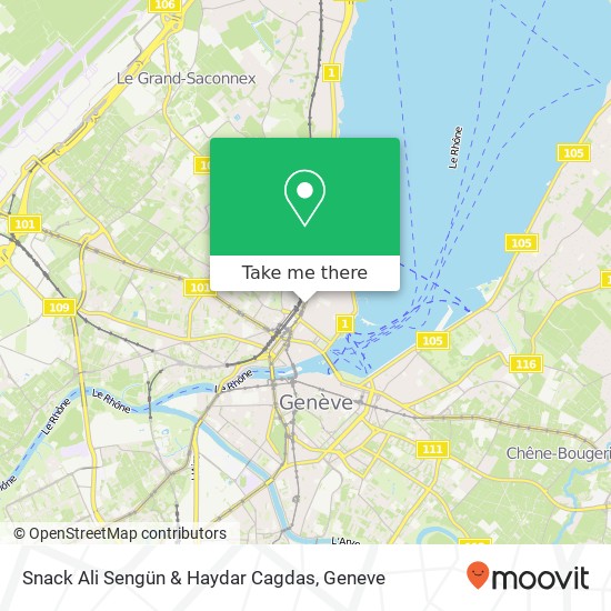 Snack Ali Sengün & Haydar Cagdas, Rue de Lausanne 26 1201 Genève map