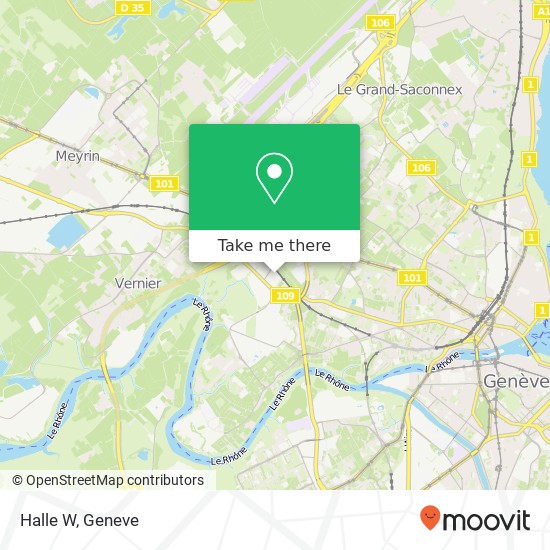 Halle W map