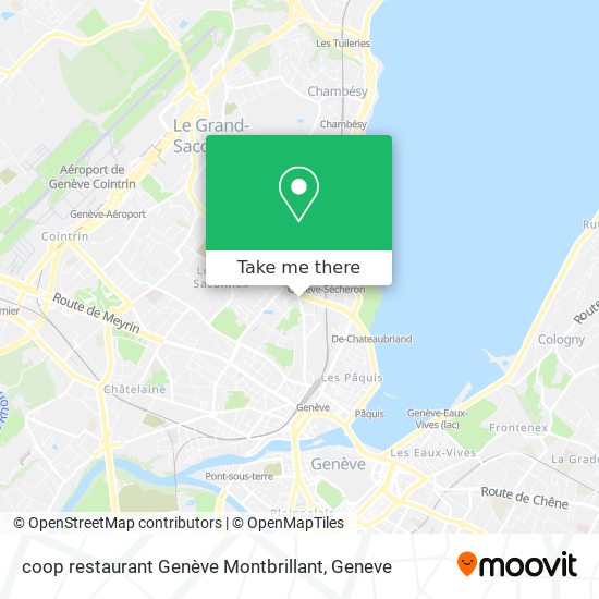 coop restaurant Genève Montbrillant Karte