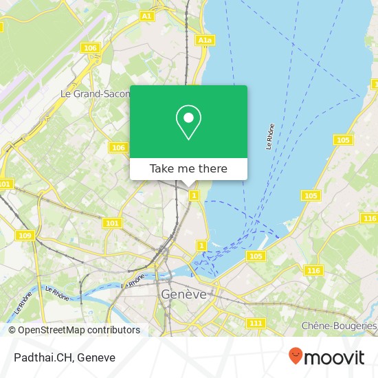 Padthai.CH, Avenue Blanc 34 1202 Genève map