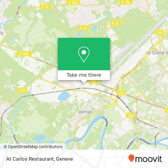 At Carlos Restaurant, Rue Lect 41 1217 Meyrin map