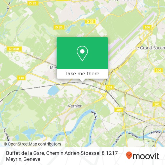 Buffet de la Gare, Chemin Adrien-Stoessel 8 1217 Meyrin map