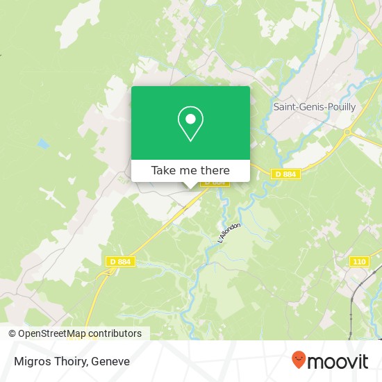 Migros Thoiry map