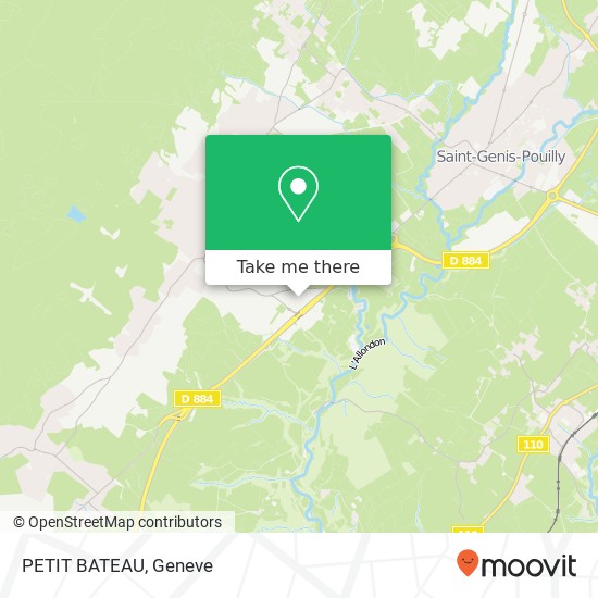 PETIT BATEAU, Rue de la Gare 01710 Thoiry map