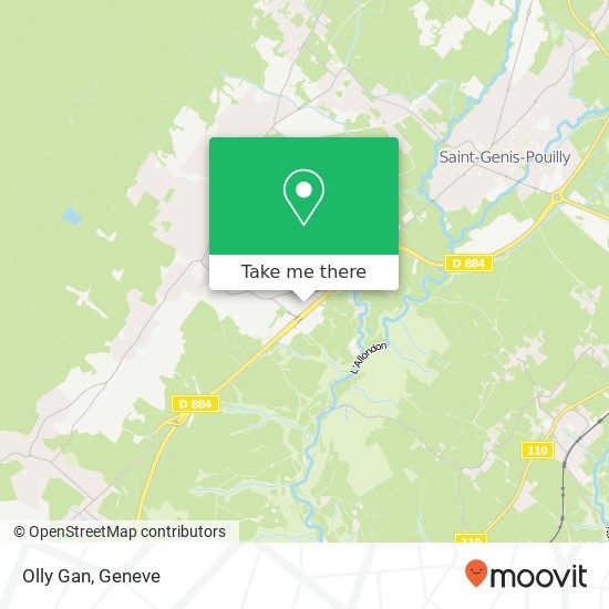 Olly Gan, Rue de la Gare 01710 Thoiry map