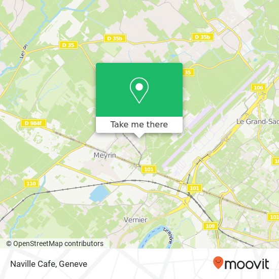 Naville Cafe, Avenue de Feuillasse 1217 Meyrin map