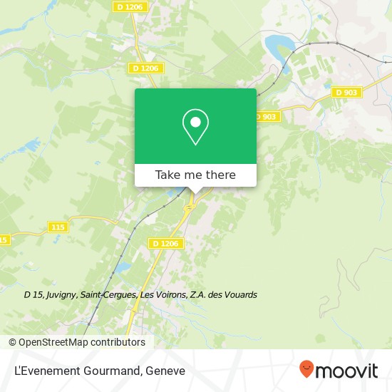 L'Evenement Gourmand, 374 Route de Bussioz 74140 Saint-Cergues map