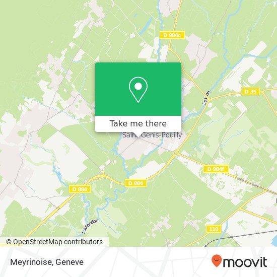 Meyrinoise, 3 Place de la Fontaine 01630 Saint-Genis-Pouilly map