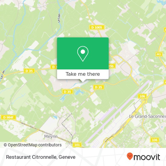 Restaurant Citronnelle, 497 Route du Nant 01280 Prévessin-Moëns map