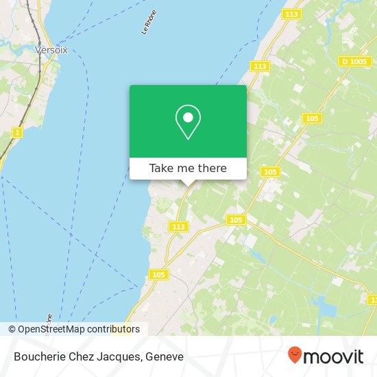 Boucherie Chez Jacques, Route d'Hermance 105 1245 Collonge-Bellerive Karte