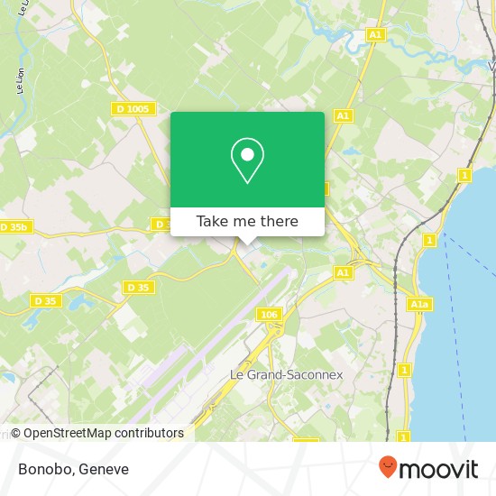 Bonobo, 6 Chemin de la Brunette 01210 Ferney-Voltaire map