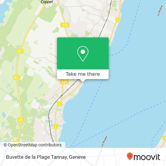 Buvette de la Plage Tannay, Route Suisse 58 1295 Tannay map