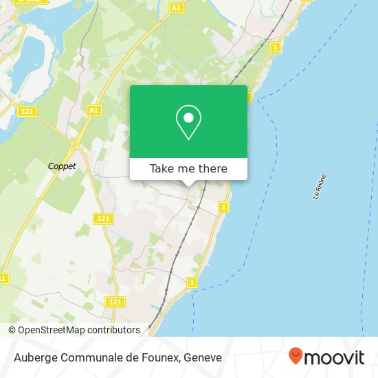 Auberge Communale de Founex, Grand'Rue 31 1297 Founex Karte